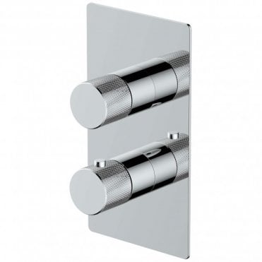 RAK Ceramics RAK Amalfi Two Outlet Thermostatic Concealed Shower Valve with Knob Handle
