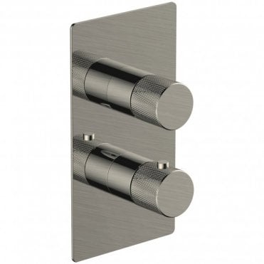 RAK Amalfi Two Outlet Thermostatic Concealed Shower Valve with Knob Handle