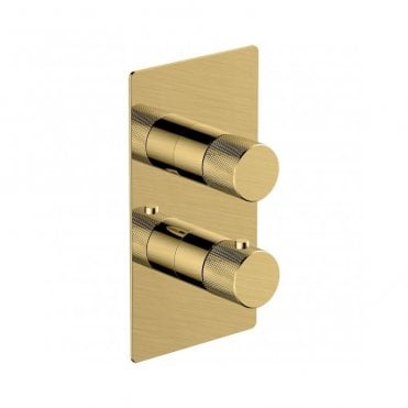 RAK Amalfi Two Outlet Thermostatic Concealed Shower Valve with Knob Handle