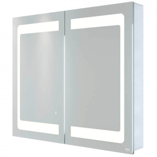 RAK Ceramics RAK Aphrodite 2 Door Illuminated LED Mirror Cabinet 700mm x 800mm