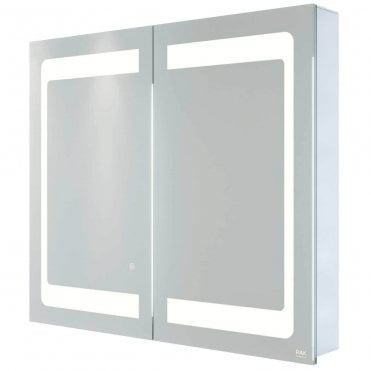 RAK Aphrodite 2 Door Illuminated LED Mirror Cabinet 700mm x 800mm