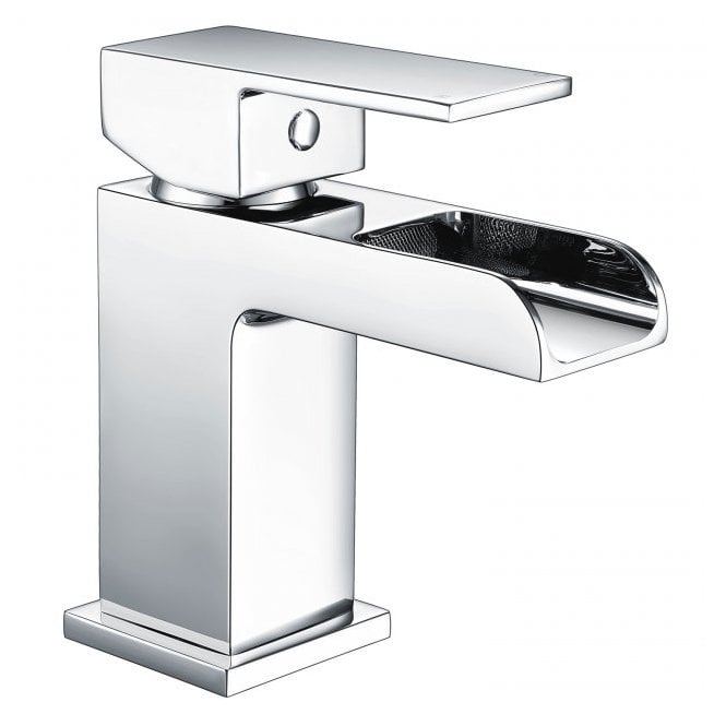 RAK Ceramics RAK Art Cubis Waterfall Mono Basin Mixer Tap Chrome