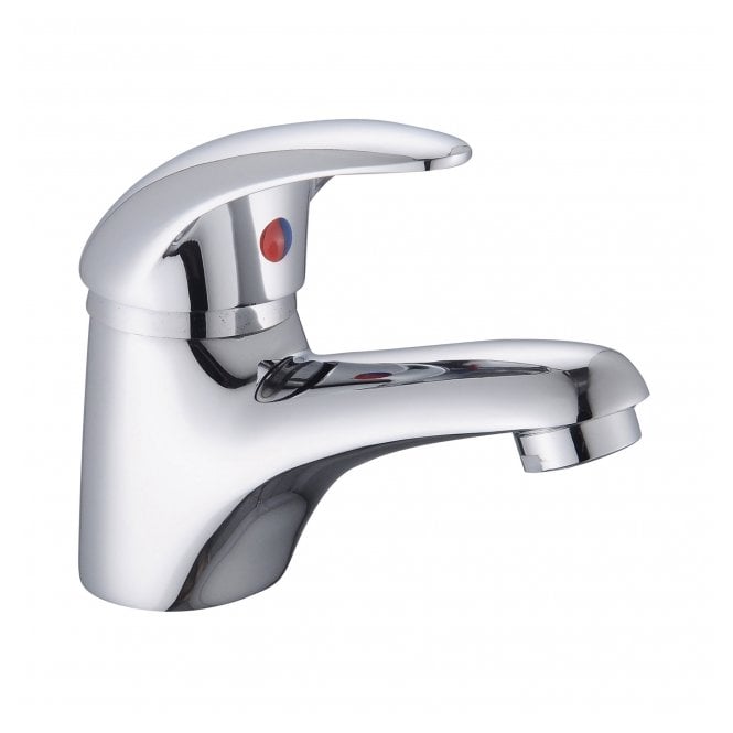 RAK Ceramics RAK Basic Mini Mono Basin Mixer Tap with Clicker Waste Chrome