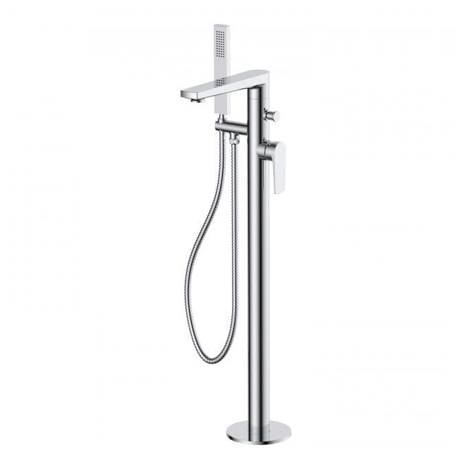 RAK Ceramics RAK Blade Freestanding Bath Shower Mixer Tap Chrome