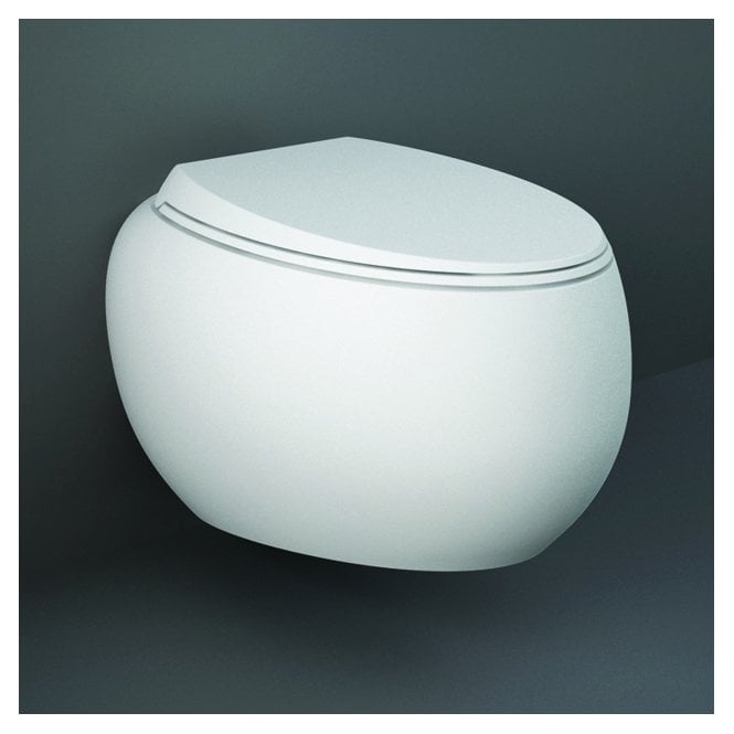RAK Ceramics RAK Cloud Wall Hung Toilet with Soft Close Seat White