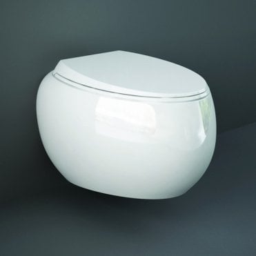 RAK Cloud Wall Hung Toilet with Soft Close Seat White