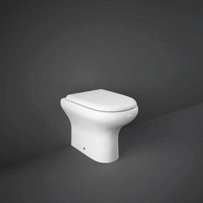 RAK Ceramics RAK Compact Back to Wall Toilet and Soft Close Seat White