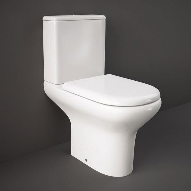 RAK Ceramics RAK Compact Close Coupled Toilet With Cistern and Urea Soft Close Seat White