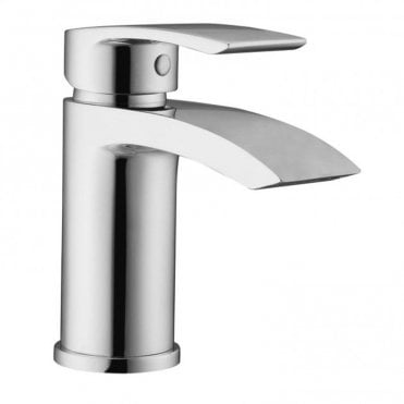RAK Curve Mini Mono Basin Mixer Tap with Clicker Waste Chrome