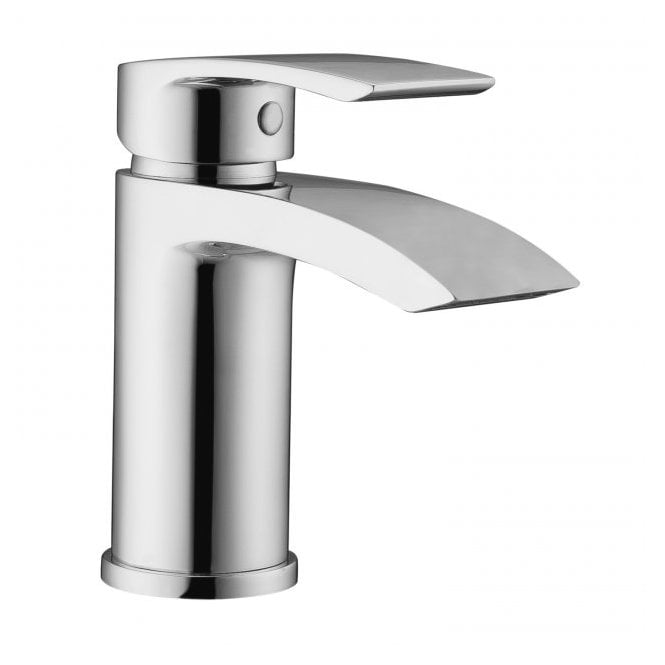 RAK Ceramics RAK Curve Mono Basin Mixer Tap with Clicker Waste