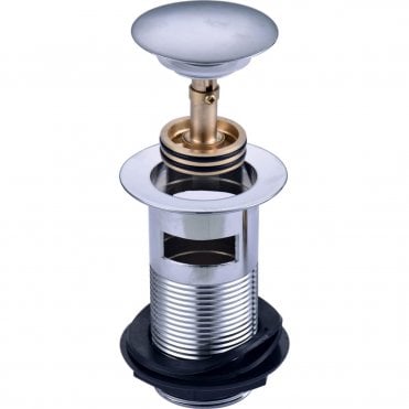 RAK Deluxe Slotted Easy Clean Click Clack Basin Waste Chrome