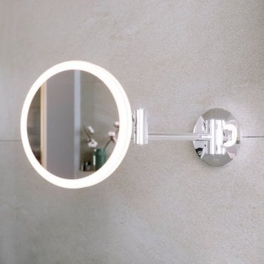 RAK Demeter Round LED 3x Magnifying Mirror with Switch 264mm x 200mm