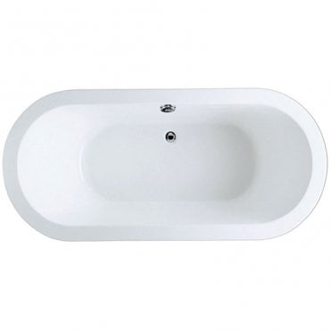 RAK DKM Double Ended Oval Bath 1800mm x 800mm Acrylic