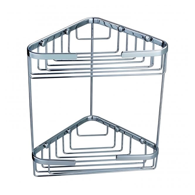 RAK Ceramics RAK Double Corner Basket Wall Mounted Chrome