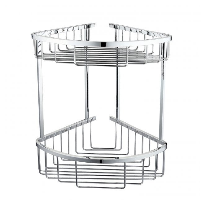 RAK Ceramics RAK Double Round Front Corner Basket Chrome