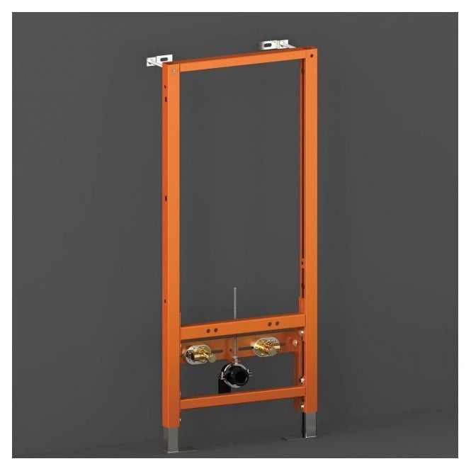 RAK Ceramics RAK Ecofix Concealed Bidet Support Frame and Adjustable Fittings 1140mm High Orange