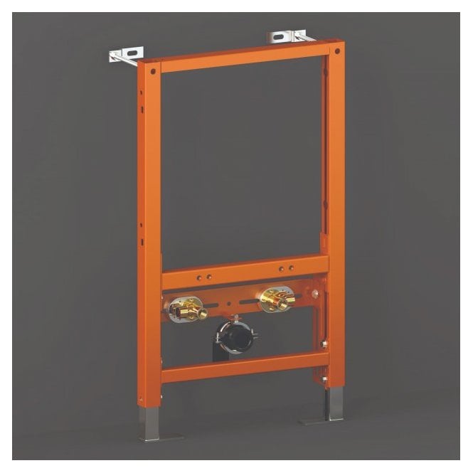 RAK Ceramics RAK Ecofix Concealed Bidet Support Frame and Adjustable Fittings 820mm High Orange