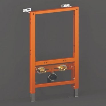 RAK Ecofix Concealed Bidet Support Frame and Adjustable Fittings 820mm High Orange