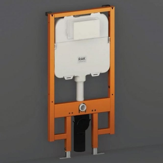 RAK Ceramics RAK Ecofix Concealed Toilet Support Frame and Concealed Cistern 1140mm High Blue/White