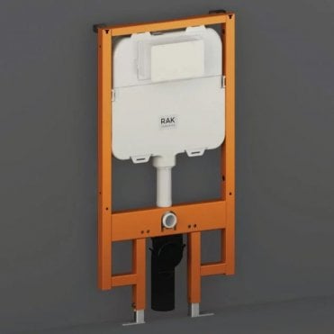 RAK Ecofix Concealed Toilet Support Frame and Concealed Cistern 1140mm High Blue/White