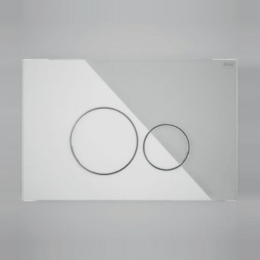 Rak Ecofix Round Push Button Flush Plate