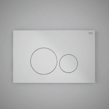 Rak Ecofix Round Push Button Flush Plate