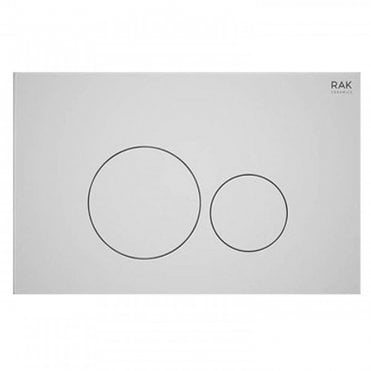 Rak Ecofix Round Push Button Flush Plate
