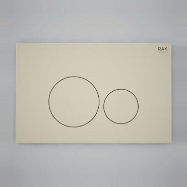 Rak Ecofix Round Push Button Flush Plate