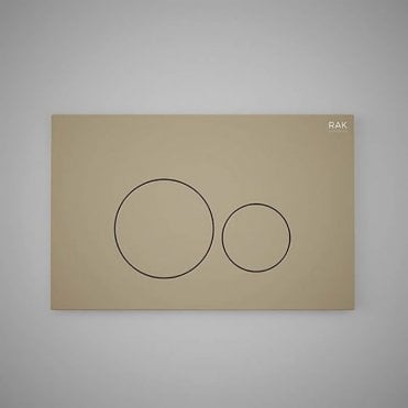 Rak Ecofix Round Push Button Flush Plate
