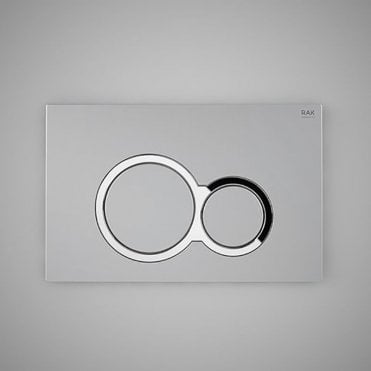 Rak Ecofix Round Push Button Flush Plate