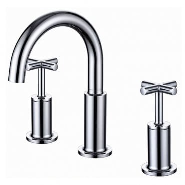 RAK Ella Bath Filler Tap 3 Tap HolesChrome