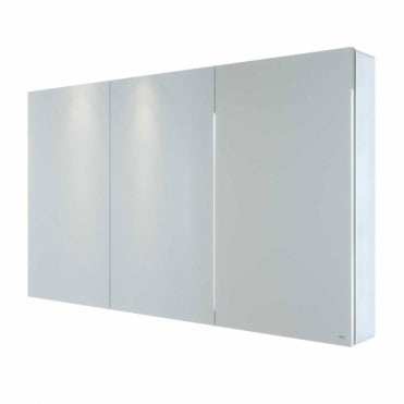 RAK Gemini 3 Door Mirror Cabinet 700mm x 1200mm Stainless Steel