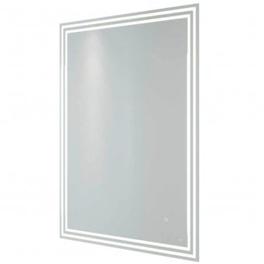 RAK Hermes Portrait Illuminated LED Mirror with Switch and Demister Pad 800mm x 600mm
