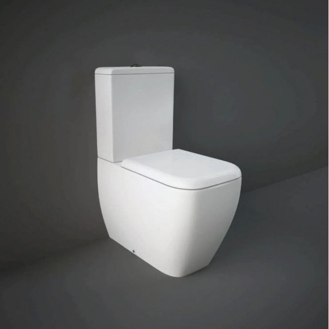 RAK Ceramics RAK Metropolitan Close Coupled Toilet With Cistern and Soft Close Seat Alpine White