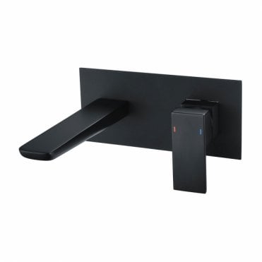 RAK Moon Wall Mounted Basin Mixer Tap with Back Plate