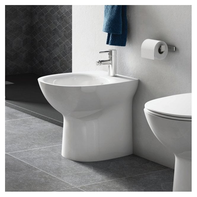 RAK Ceramics RAK Morning Back To Wall Comfort Height Bidet 1 Tap HoleWhite