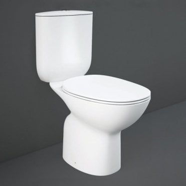 RAK Morning rimless Close Coupled Toilet With Cistern and Urea Soft Close Seat White