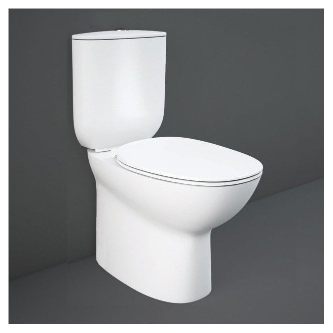 RAK Ceramics RAK Morning Water Closet Close Coupled Toilet With Cistern and Urea Soft Close Seat White