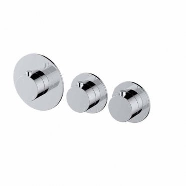 RAK Petit Round Concealed Thermostatic Shower Valve