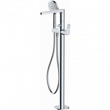 Rak Petit Round Floorstanding Bath Shower Mixer Tap