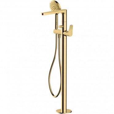 Rak Petit Round Floorstanding Bath Shower Mixer Tap