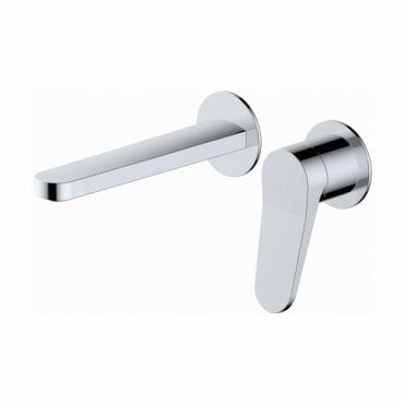 Rak Petit Round Wall Mounted Single Lever Basin Mixer Tap