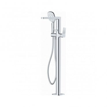 RAK Petit Square Floorstanding Bath Shower Mixer Tap