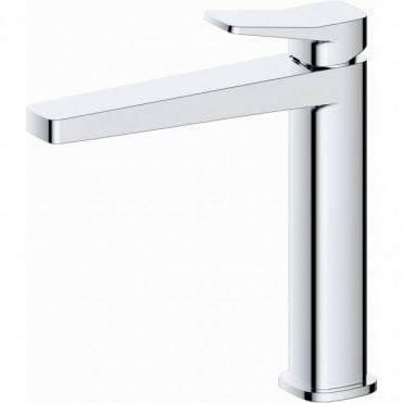 RAK Petit Square Mid Height Basin Mixer Tap
