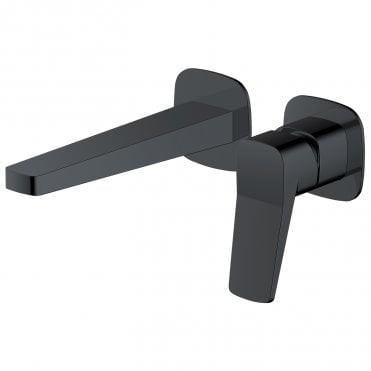 RAK Petit Square Wall Mounted Single Lever Basin Mixer Tap
