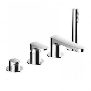 RAK Portofino 4Hole Deck Mounted Bath Shower Mixer Tap