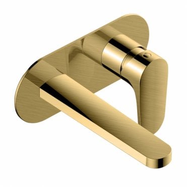 RAK Portofino Wall Mounted Basin Mixer with Back Plate Tap