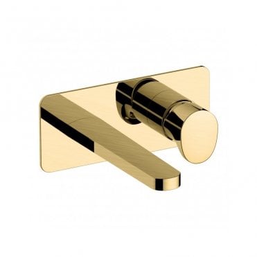 RAK Positano Wall Mounted Basin Mixer with Back Plate Tap