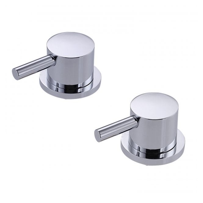 RAK Ceramics RAK Prima Tech Deck Mounted Valve Pair Chrome