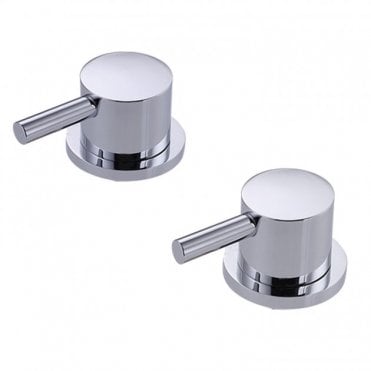 RAK Prima Tech Deck Mounted Valve Pair Chrome